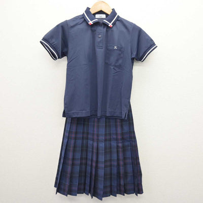 【中古】熊本県 熊本中央高等学校/旧制服 女子制服 3点 (シャツ・スカート) sf069049