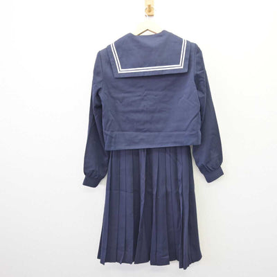 【中古】愛知県 豊南中学校 女子制服 3点 (セーラー服・スカート) sf069063