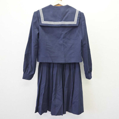 【中古】青森県 古川中学校 女子制服 3点 (セーラー服・ジャンパースカート) sf069095