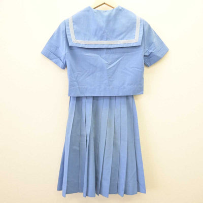 【中古】福岡県 朝倉高等学校 女子制服 2点 (セーラー服・スカート) sf069104