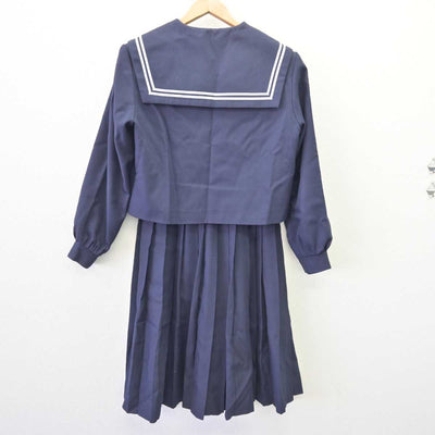 【中古】愛知県 十四山中学校 女子制服 2点 (セーラー服・スカート) sf069129