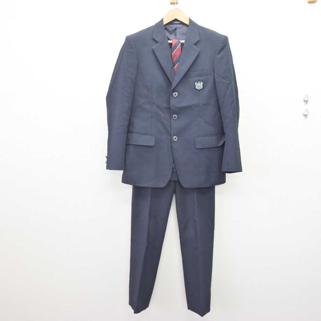 中古】埼玉県 花咲徳栄高等学校 男子制服 3点 (ブレザー・ズボン