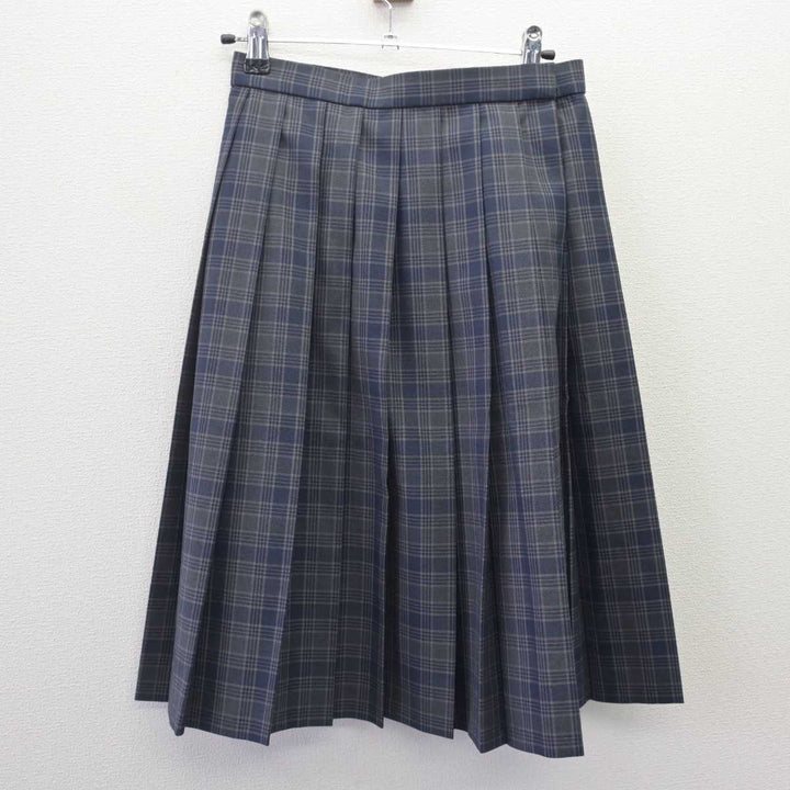 中古】群馬県 倉賀野中学校 女子制服 2点 (ニット・スカート