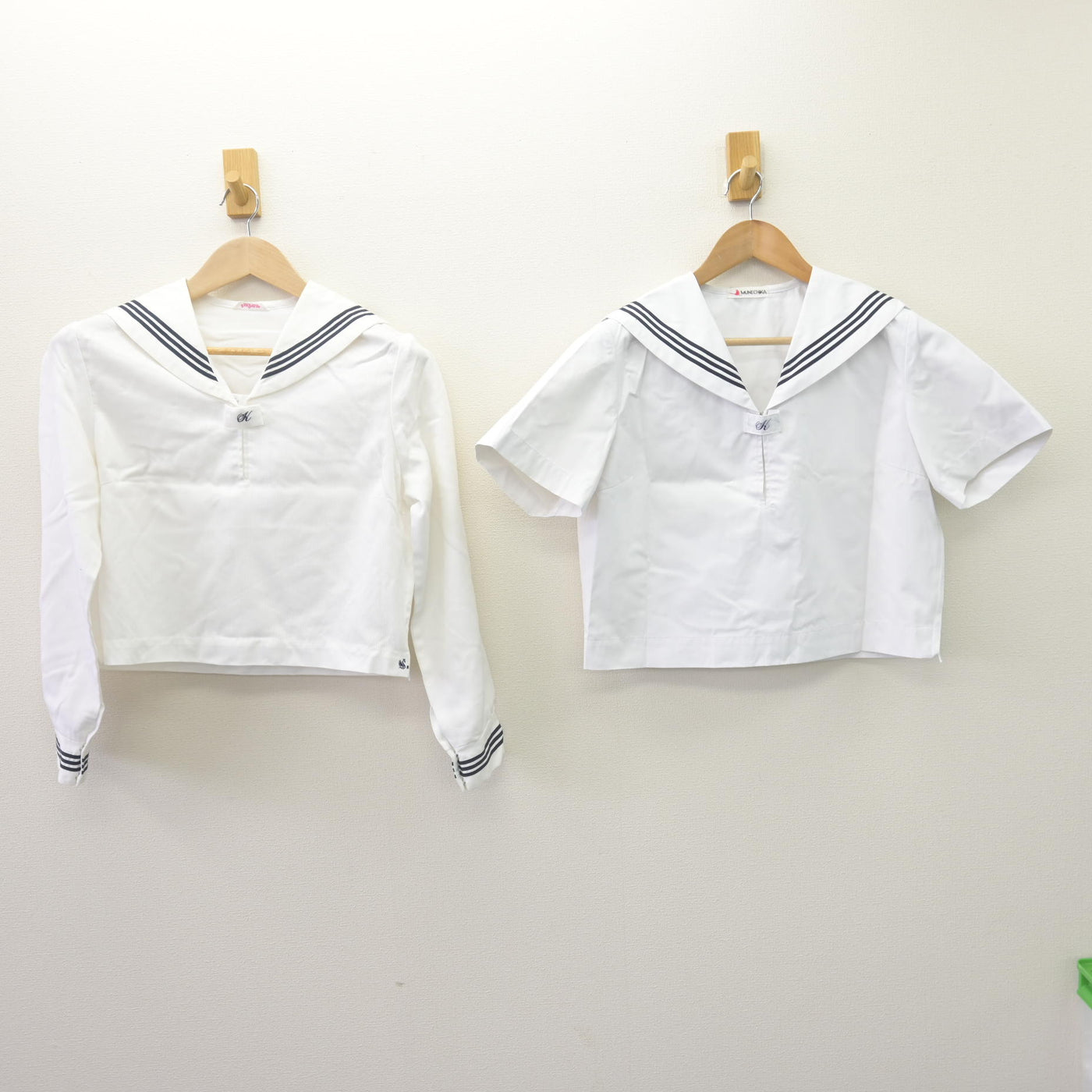 中古】広島県 尾道北高等学校 女子制服 2点 (セーラー服 中古】広島県 尾道北高等学校 女子制服 2点 (セーラー服