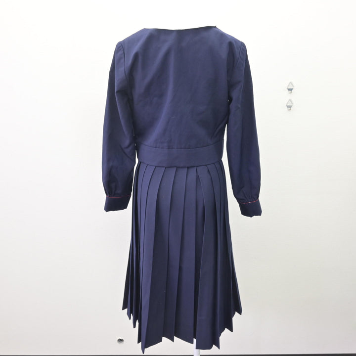 中古】大阪府 帝塚山学院高等学校 女子制服 4点 (ブレザー
