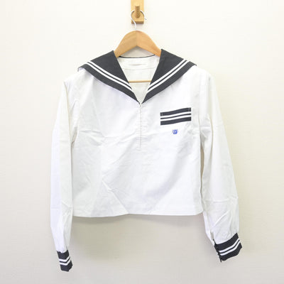 【中古】栃木県 足利大学附属女子高等学校 女子制服 2点 (ニット・セーラー服) sf069679