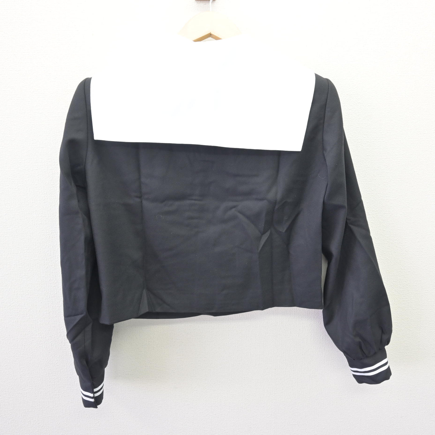 【中古】栃木県 足利大学附属女子高等学校 女子制服 3点 (セーラー服・スカート) sf069680