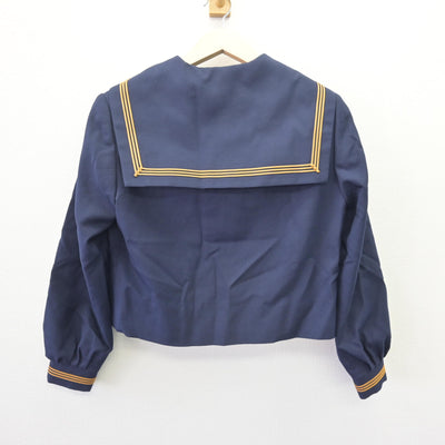 【中古】大阪府 緑中学校 女子制服 3点 (セーラー服・スカート) sf069685