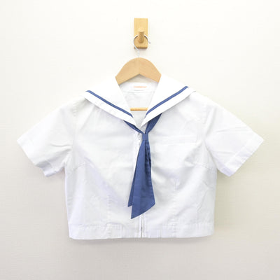 【中古】埼玉県 岸中学校 女子制服 2点 (セーラー服) sf069688