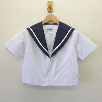 【中古】愛知県 津賀田中学校 女子制服 2点 (セーラー服・スカート) sf069712