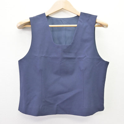 【中古】千葉県 犢橋中学校 女子制服 2点 (ベスト・スカート) sf069816