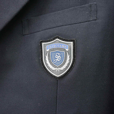【中古】愛知県 城山中学校 女子制服 3点 (ブレザー・スカート) sf069829