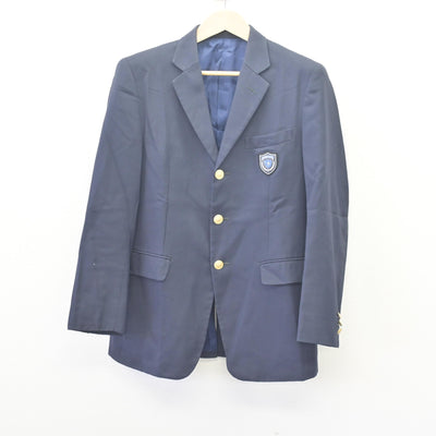 【中古】愛知県 城山中学校 男子制服 3点 (ブレザー・ズボン) sf069840