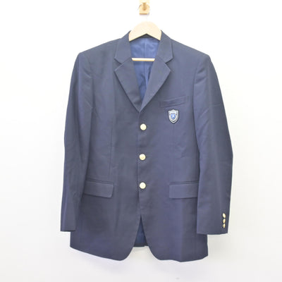 【中古】愛知県 城山中学校 男子制服 3点 (ブレザー・ズボン) sf069842