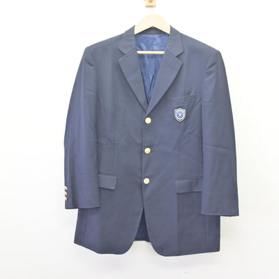 【中古】愛知県 城山中学校 男子制服 3点 (ブレザー・ズボン) sf069843