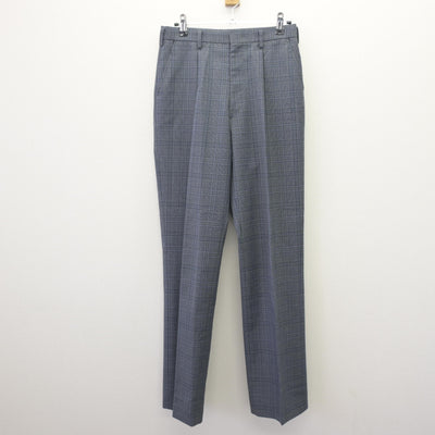 【中古】愛知県 城山中学校 男子制服 2点 (ニットベスト・ズボン) sf069845