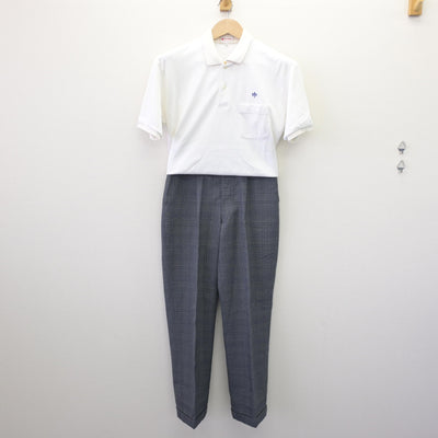 【中古】愛知県 城山中学校 男子制服 2点 (シャツ・ズボン) sf069847