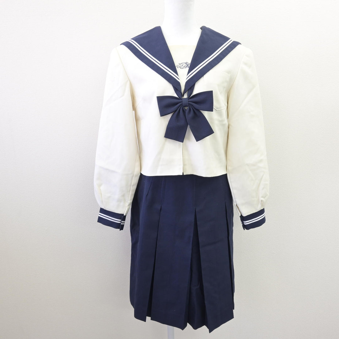 最愛 中古】和歌山県 開智高等学校 女子制服 3点 (セーラー服 学生服