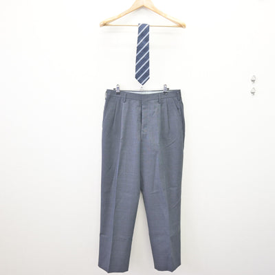 【中古】宮城県 矢本第二中学校 男子制服 2点 (ズボン) sf069896