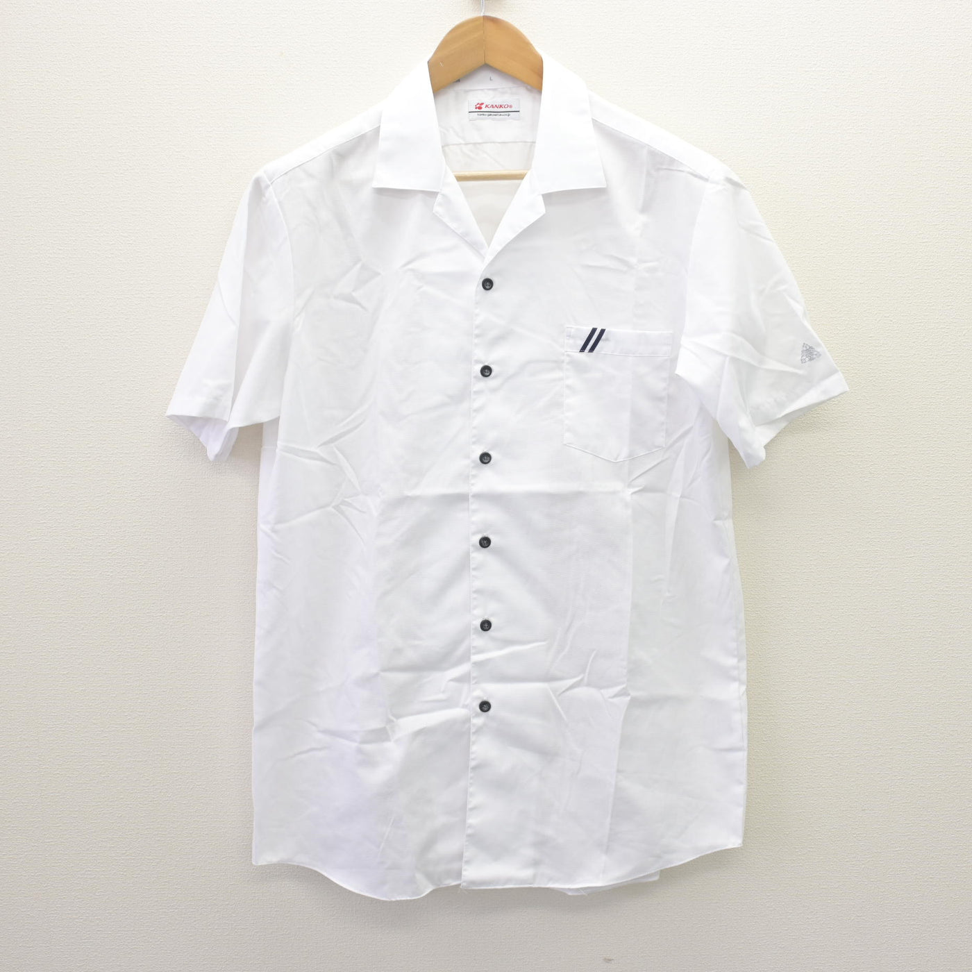 【中古】愛媛県 長浜高等学校 男子制服 1点 (シャツ) sf069963