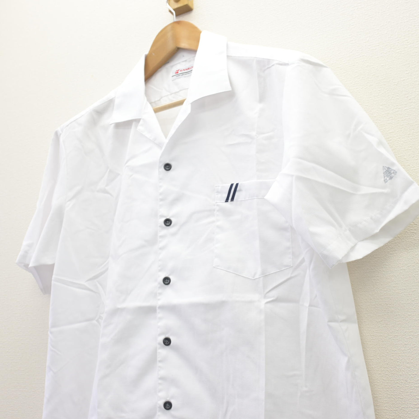 【中古】愛媛県 長浜高等学校 男子制服 1点 (シャツ) sf069963