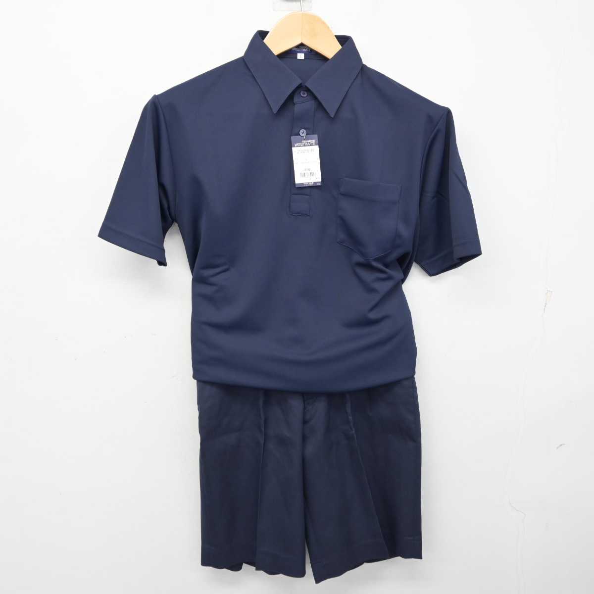 【中古】静岡県 オイスカ浜松国際高等学校 女子制服 4点 (シャツ・ズボン) sf070015