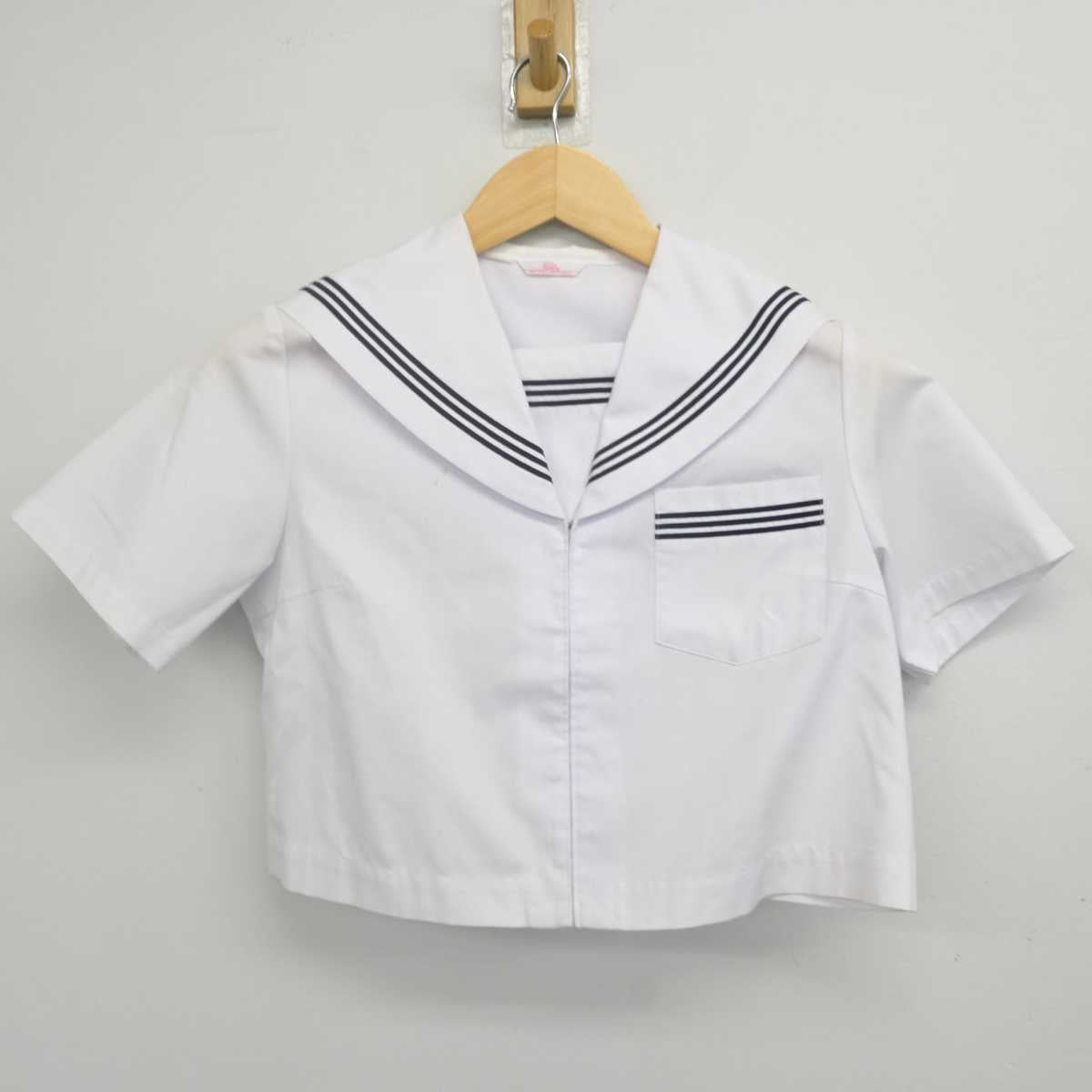 【中古】静岡県 入野中学校　 女子制服 2点 (セーラー服・セーラー服) sf070019