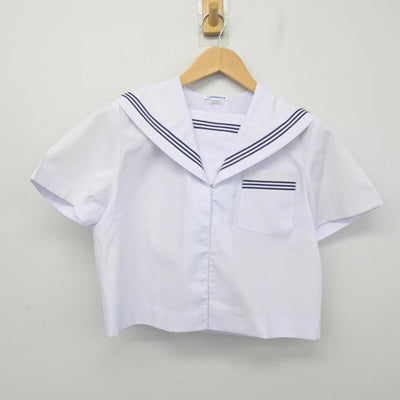 【中古】静岡県 入野中学校　 女子制服 2点 (セーラー服・セーラー服) sf070019