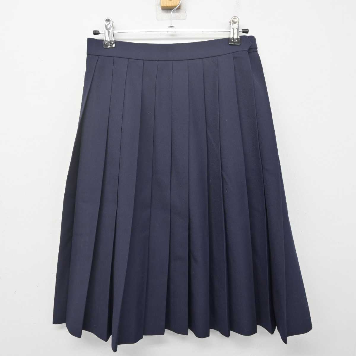 【中古】北海道 中島中学校 女子制服 3点 (ブレザー・シャツ・スカート) sf070020