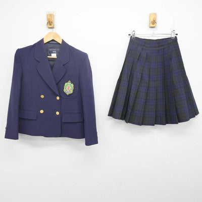 【中古】兵庫県 安倉中学校 女子制服 2点 (ブレザー・スカート) sf070023