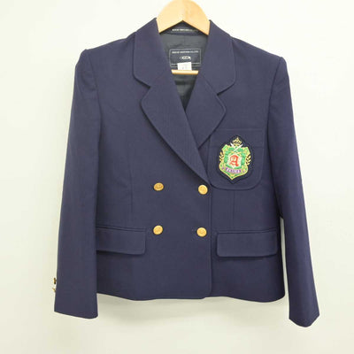 【中古】兵庫県 安倉中学校 女子制服 2点 (ブレザー・スカート) sf070023