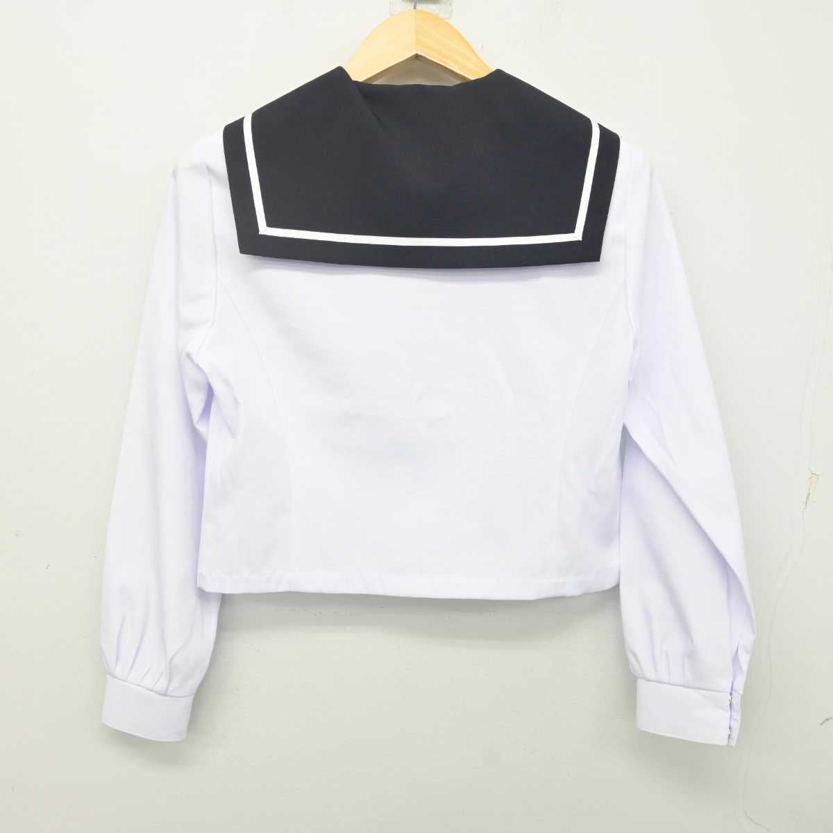 【中古】岐阜県 美濃加茂市立西中学校 女子制服 3点 (セーラー服・スカート) sf070035