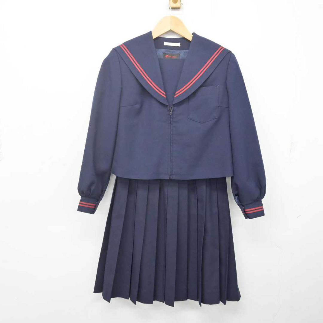 中古】山口県 山口市立小郡中学校 女子制服 2点 (セーラー服・スカート) sf070042 | 中古制服通販パレイド