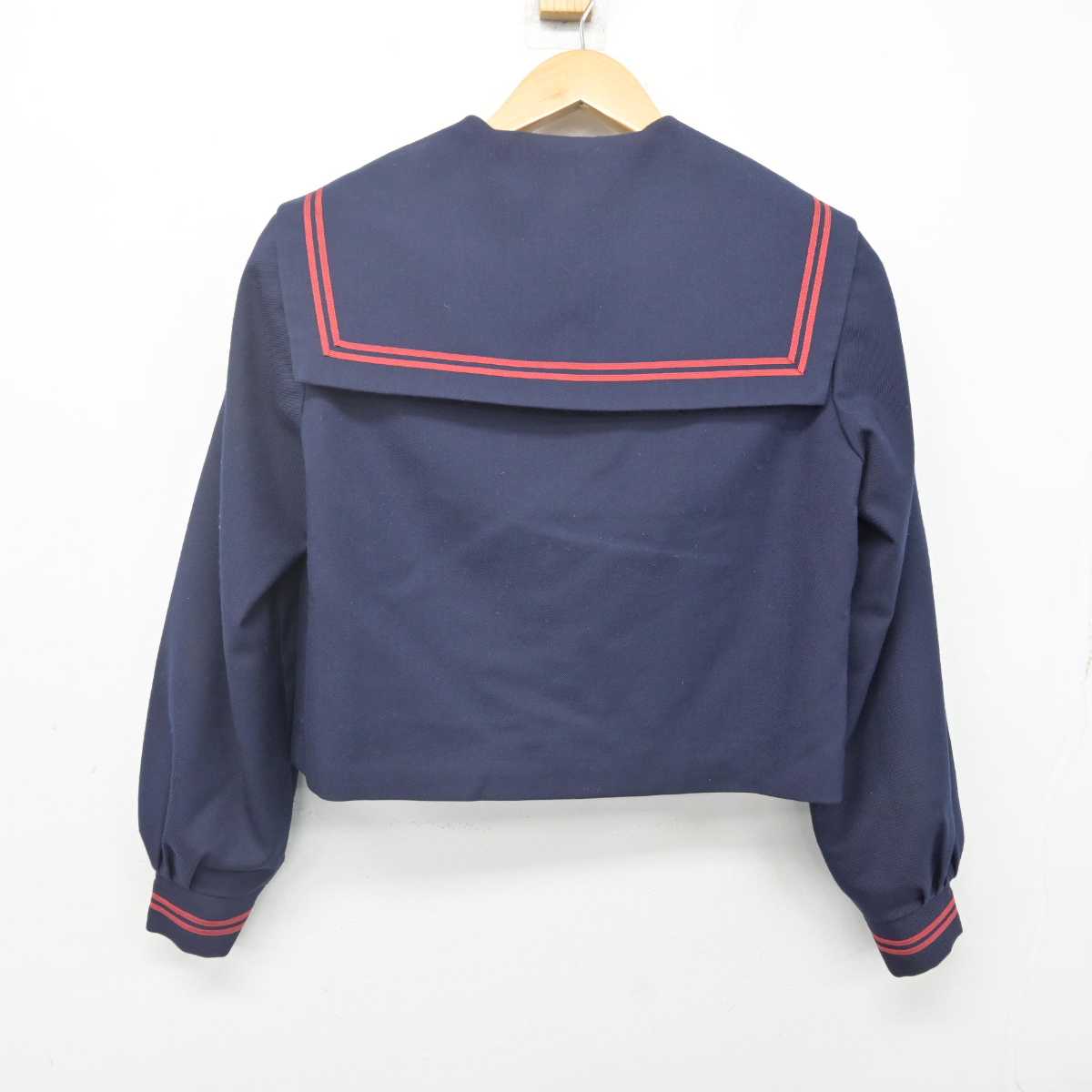 【中古】山口県 山口市立小郡中学校 女子制服 2点 (セーラー服・スカート) sf070042