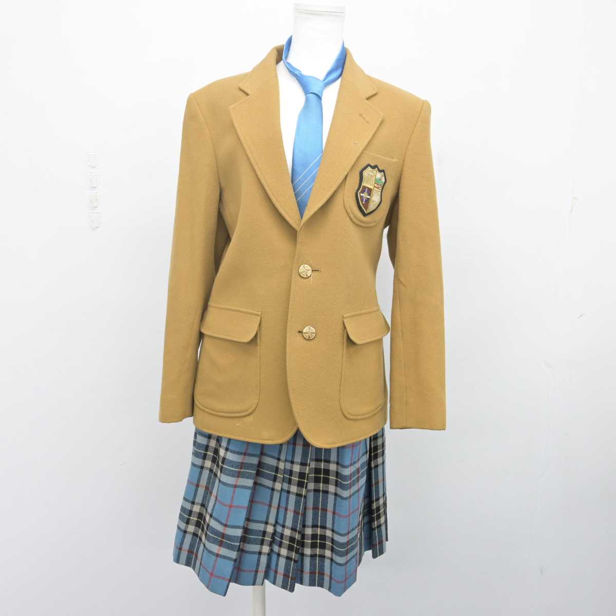 【中古】熊本県 熊本マリスト学園高等学校 女子制服 4点 (ブレザー・スカート・スカート) sf070043