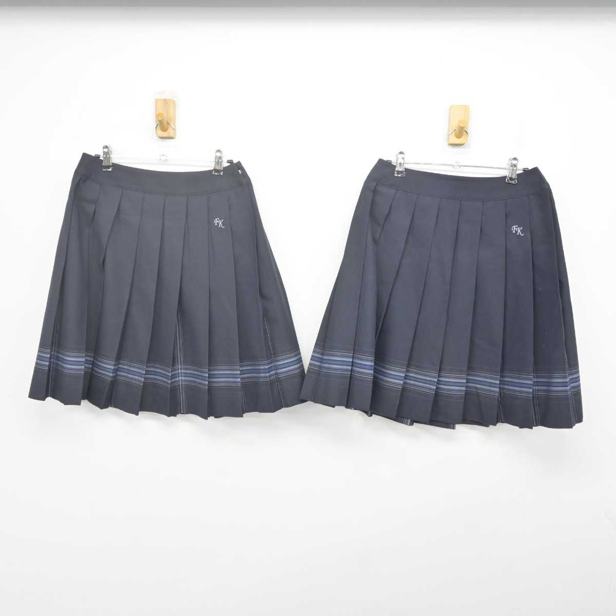 【中古】千葉県 船橋古和釜高等学校 女子制服 4点 (ブレザー・スカート) sf070046