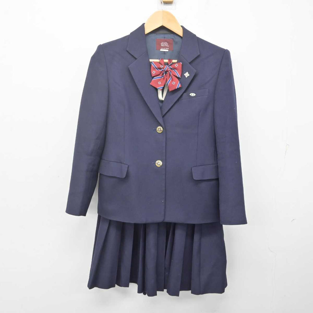 【中古】千葉県 船橋二和高等学校 女子制服 5点 (ブレザー・スカート) sf070047