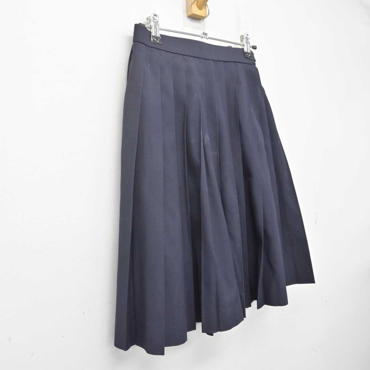 【中古】千葉県 船橋二和高等学校 女子制服 2点 (スカート) sf070048