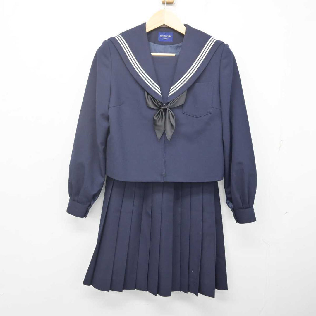 【中古】岐阜県 岐阜市立藍川中学校 女子制服 3点 (セーラー服・スカート) sf070055 | 中古制服通販パレイド