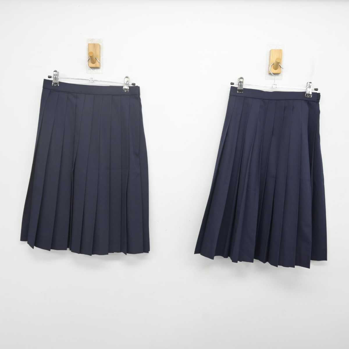 【中古】岐阜県 岐阜市立藍川中学校 女子制服 4点 (スカート・スカート) sf070057