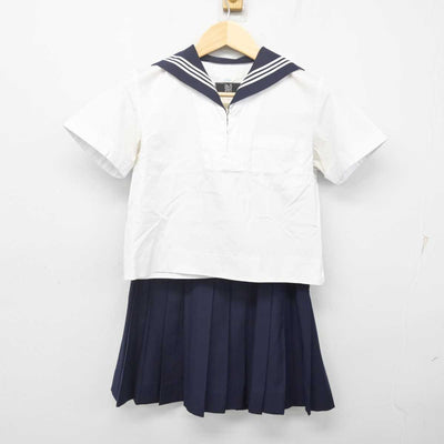 【中古】東京都 実践女子学園中学校 女子制服 2点 (セーラー服・スカート) sf070066