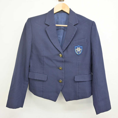 【中古】福島県 福島西高等学校 女子制服 2点 (ブレザー・スカート) sf070092