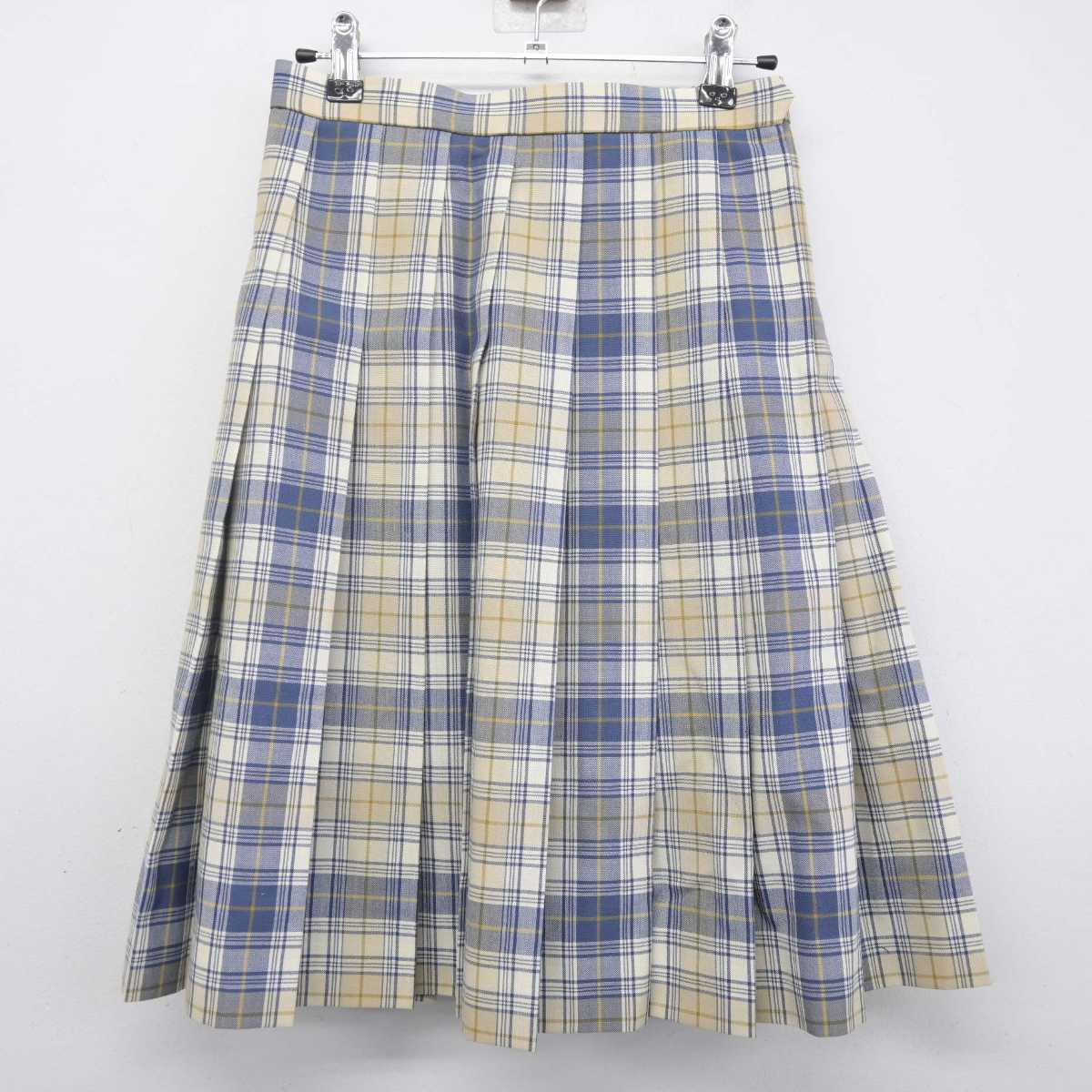 【中古】福島県 福島西高等学校 女子制服 2点 (ブレザー・スカート) sf070092