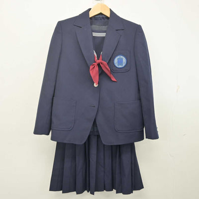 【中古】北海道 遺愛女子高等学校 女子制服 5点 (ブレザー・セーラー服・スカート) sf070093