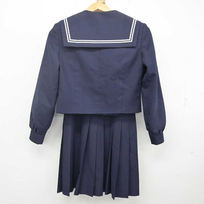 【中古】北海道 札幌市立日章中学校 女子制服 3点 (セーラー服・ジャンパースカート) sf070102