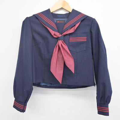 【中古】神奈川県 南足柄中学校 女子制服 3点 (セーラー服・スカート) sf070110