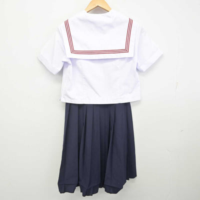 【中古】神奈川県 南足柄中学校 女子制服 3点 (セーラー服・セーラー服・スカート) sf070112