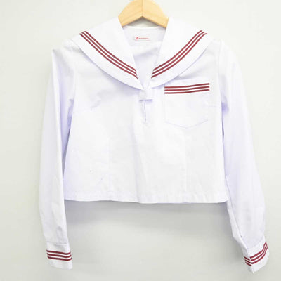 【中古】神奈川県 南足柄中学校 女子制服 3点 (セーラー服・セーラー服・スカート) sf070112