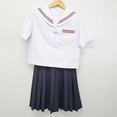 【中古】神奈川県 南足柄中学校 女子制服 2点 (セーラー服・スカート) sf070113