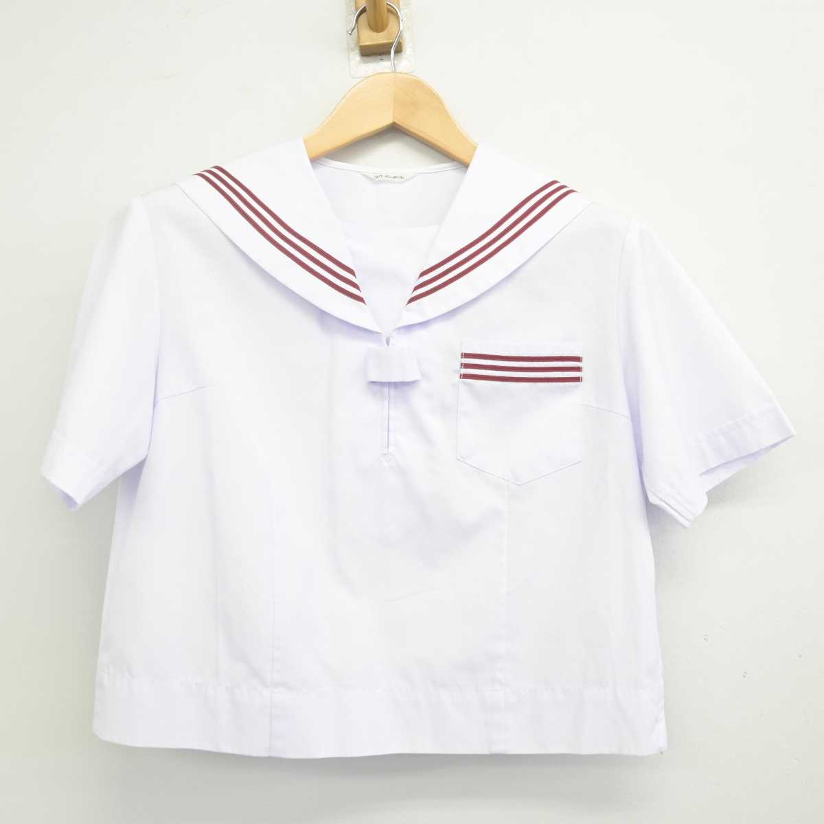 【中古】神奈川県 南足柄中学校 女子制服 2点 (セーラー服・スカート) sf070113